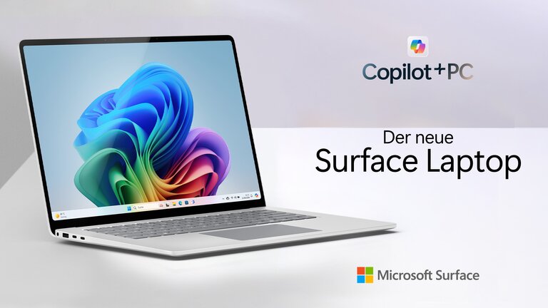 Abbildung des neuen Microsoft Surface Copilot+ PC | © Microsoft